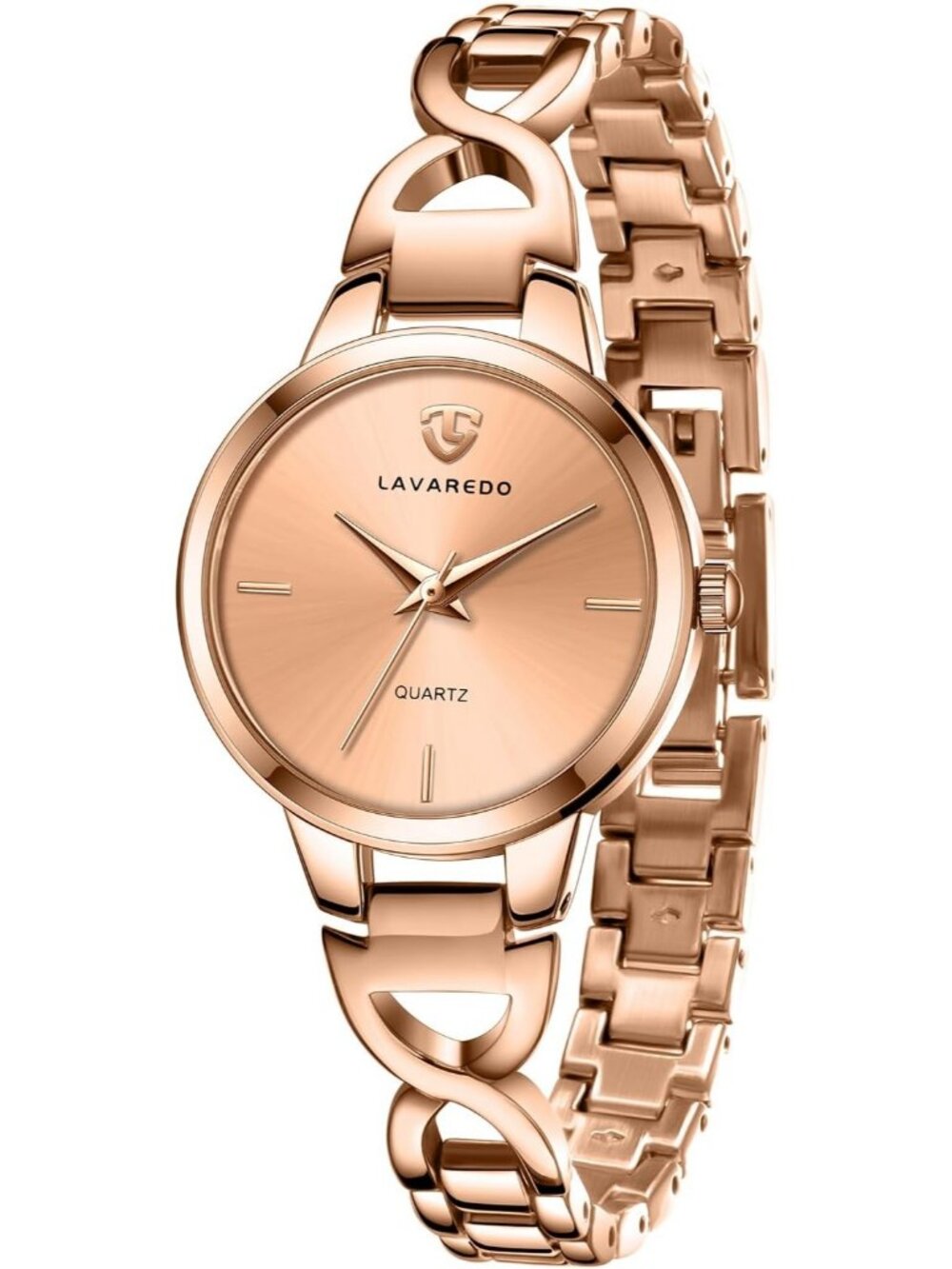 Women's Rose Gold Elegant Classic Dainty Bracelet Luxury Classic Wrist Watch